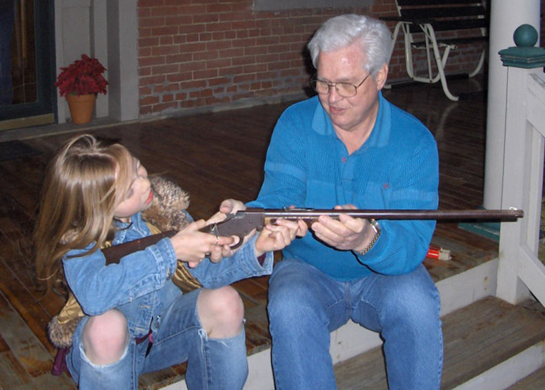 The Kid with her Grandpa - the tradition continues