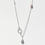 Thumbnail: Margalo : Infinity necklace also available in gold