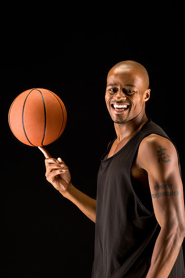 Happy Basketball Player