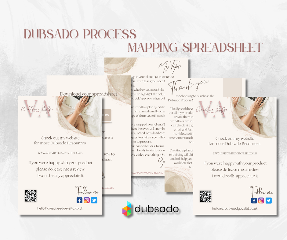 Thumbnail: Dubsado Process Mapping Spreadsheet
