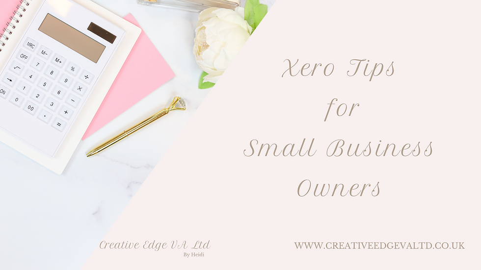 Xero Tips for Small Business Owners