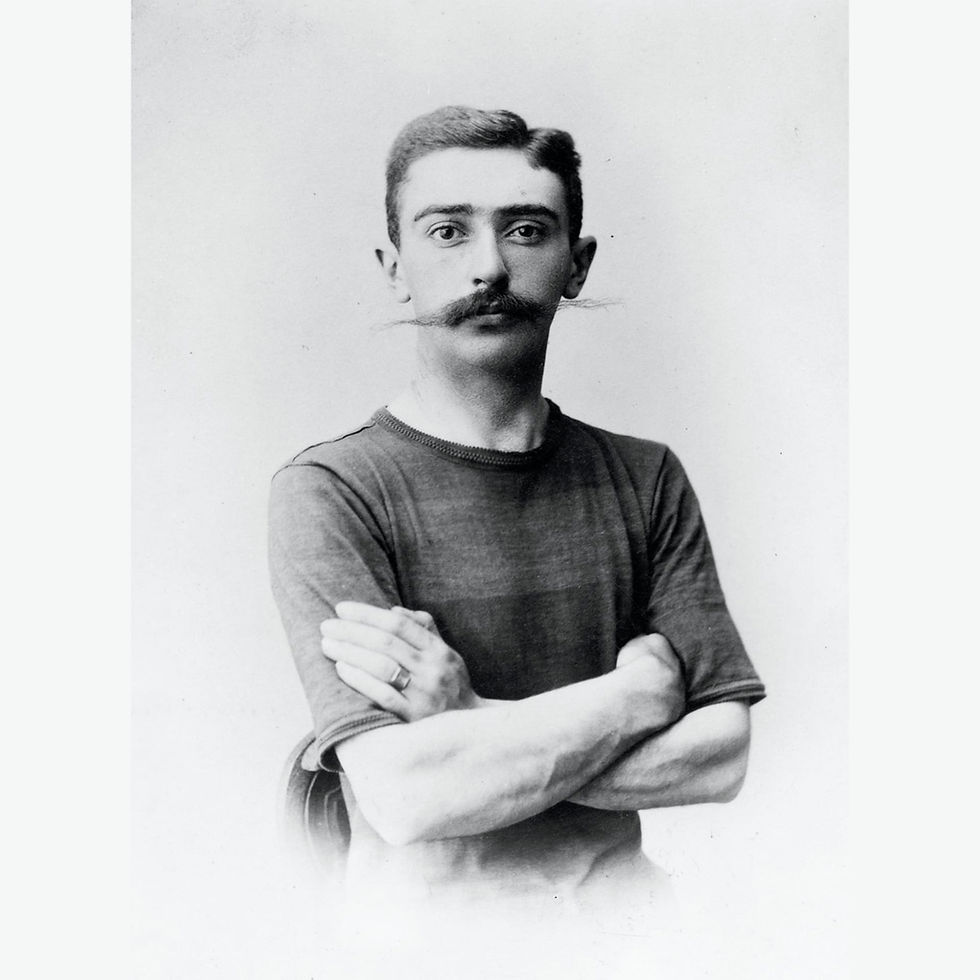 Baron Pierre de Coubertine in his middle-age. Photo Credit: The International Olympic Committee.
