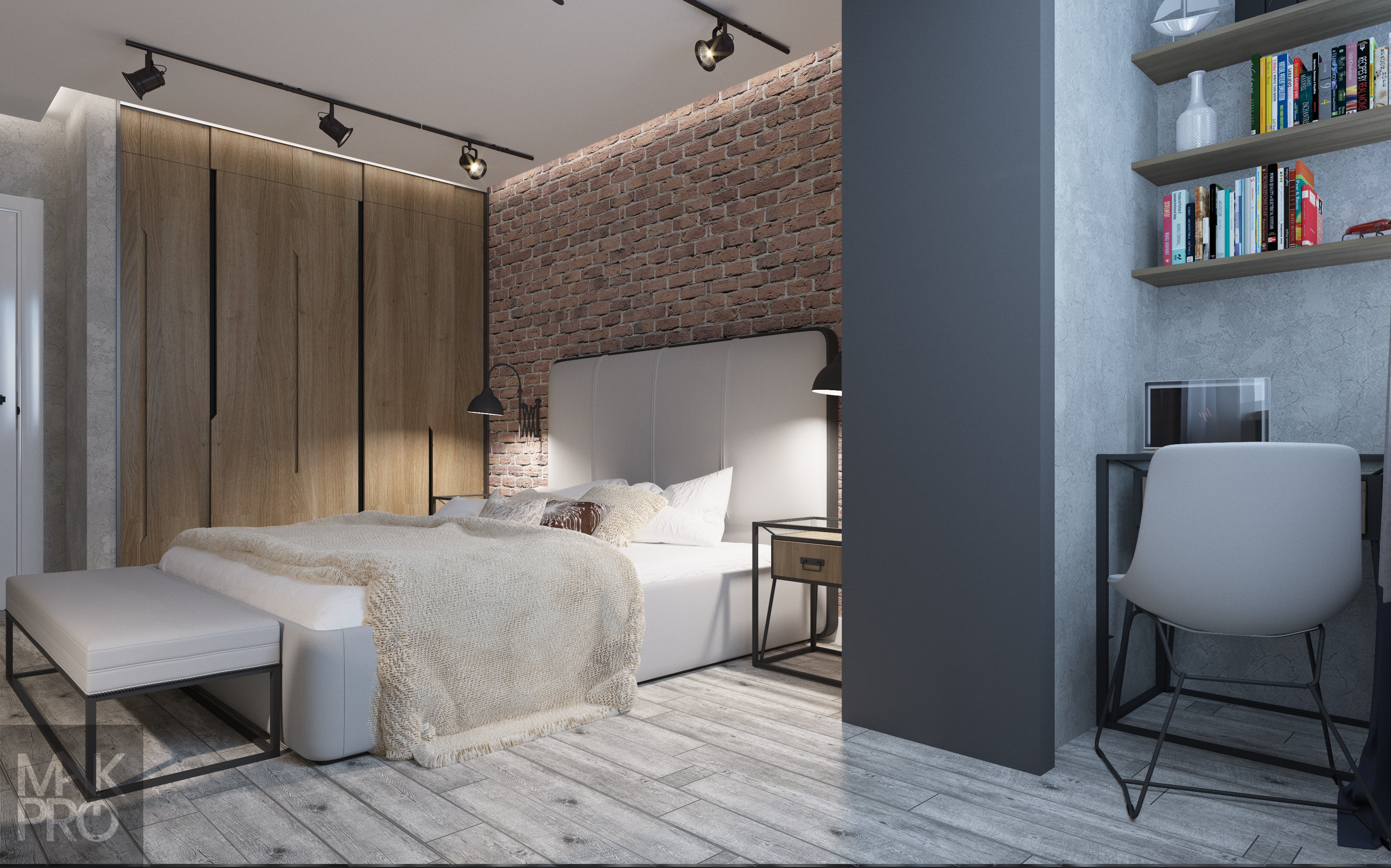 Спальня в стилі LOFT 2