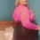 Thumbnail: BoPoCamp - V-NECK - LONG - SLEEVE - PLUS - SIZE - DRESS - PINK