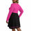 Thumbnail: BoPoCamp - V-NECK - LONG - SLEEVE - PLUS - SIZE - DRESS - PINK