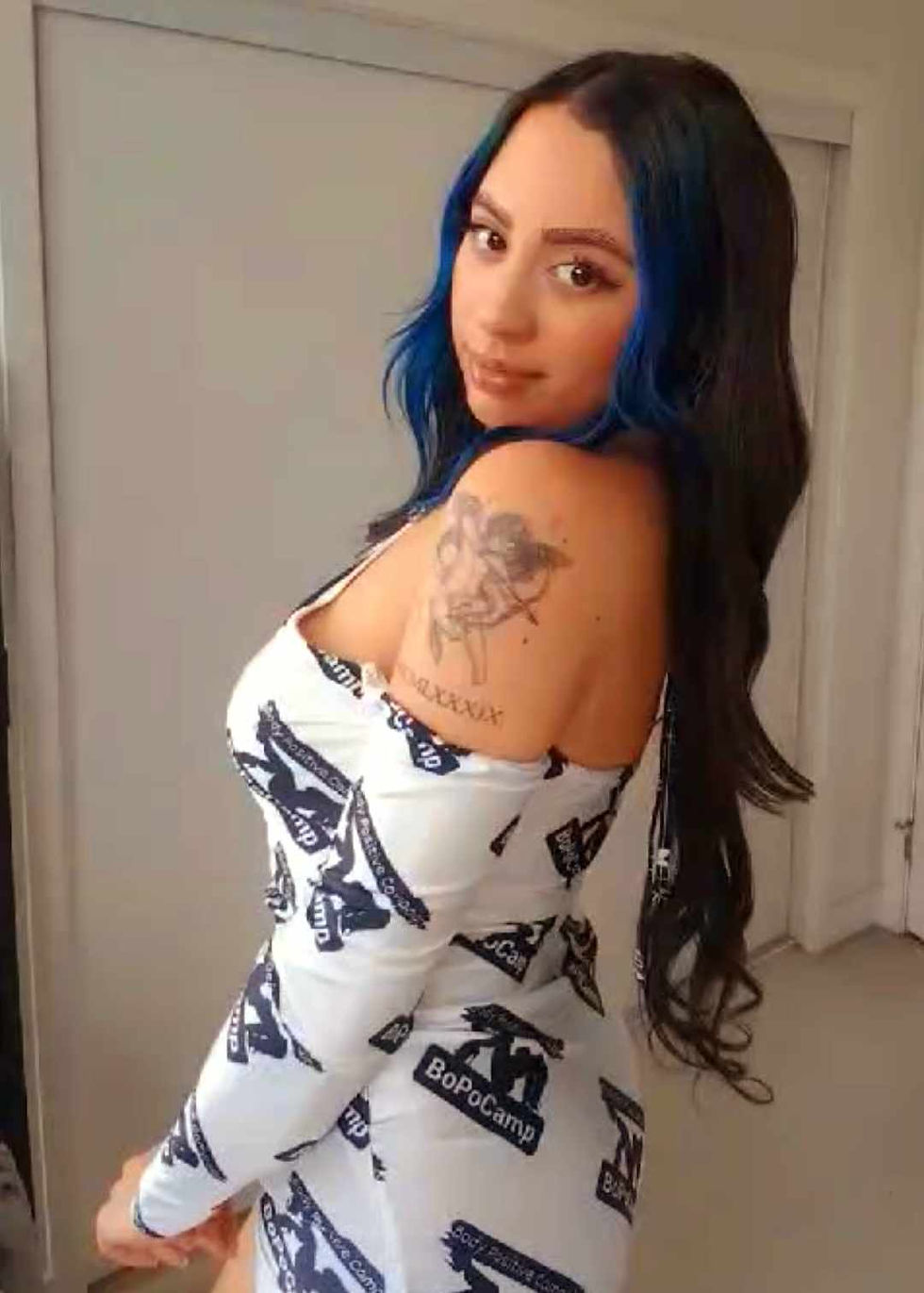 Thumbnail: BoPoCamp - Halter - Lace - Up - Dress