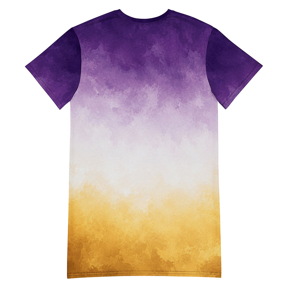 Thumbnail: Royal Glow T-Shirt Dress