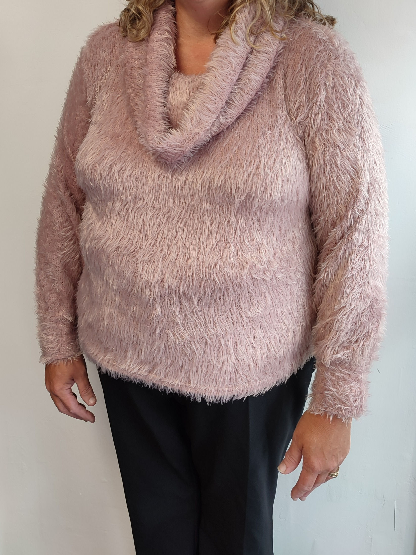 Rose Gold Eyelash Jumper