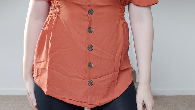 Terracotta Button Shirt
