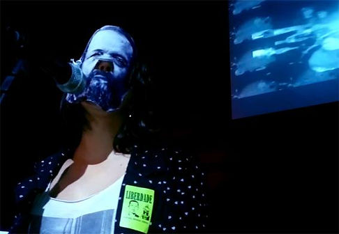 Performance Bakunin Wanted (2014), by Beatriz Provasi