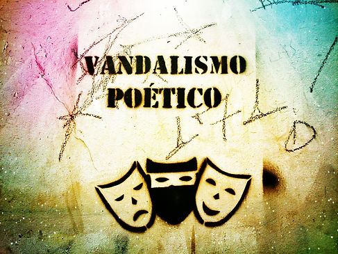Stencil Poetic Vandalism (2014), by Beatriz Provasi