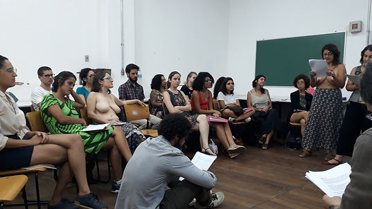 Performance With Open Chest (2018), by Group Atrizes ou...