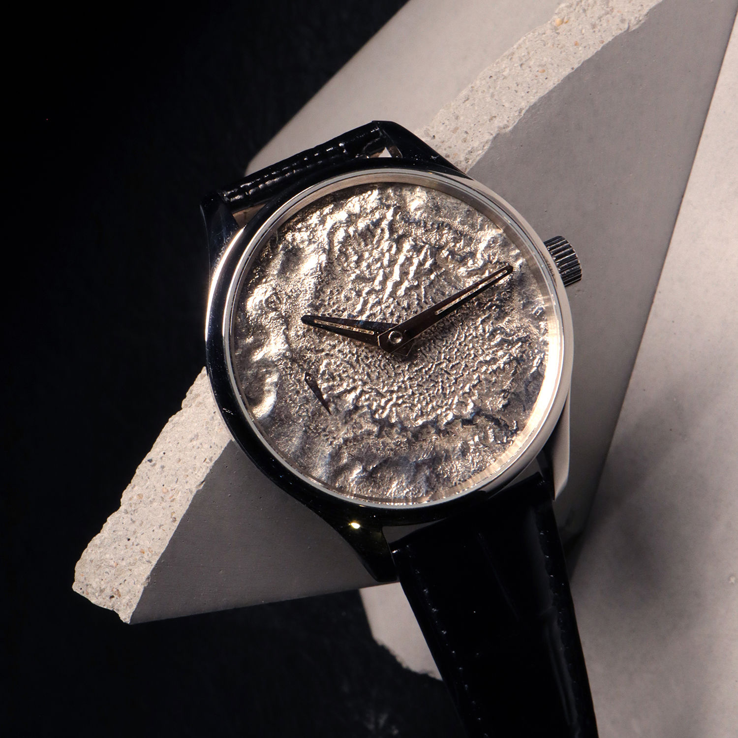 MOON FACE 手錶 - 白金色 /MOON FACE WATCH