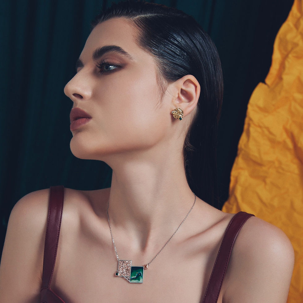 Thumbnail: CANVAS 耳環 -18K金 | CANVAS Earrings - 18K Gold