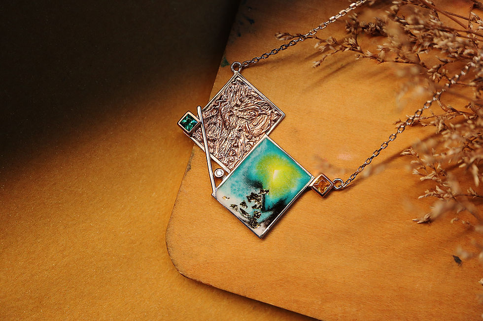 Thumbnail: CANVAS 項鏈 - 白金  | CANVAS Necklace - White Gold