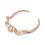 縮圖：TWISTED 磨砂手鐲 - 玫瑰金 | TWISTED Frosted Bangle - Rose Gold