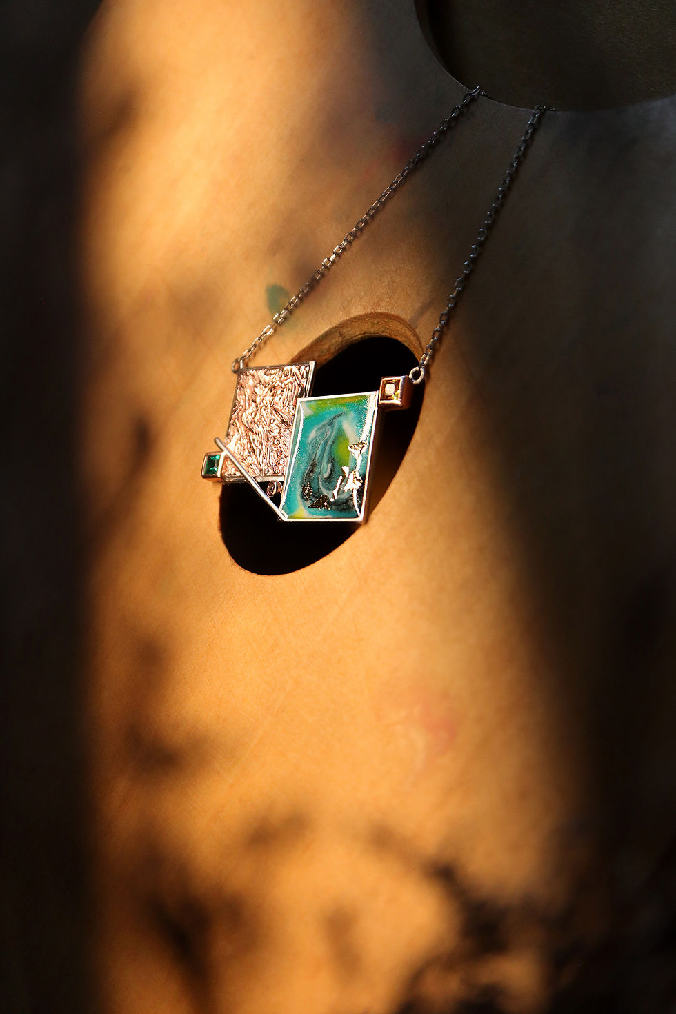 Thumbnail: CANVAS 項鏈 - 白金  | CANVAS Necklace - White Gold