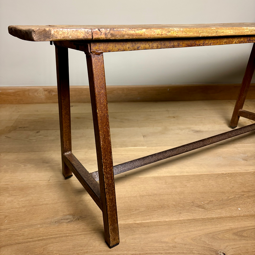 Thumbnail: Vintage Wooden School Bench