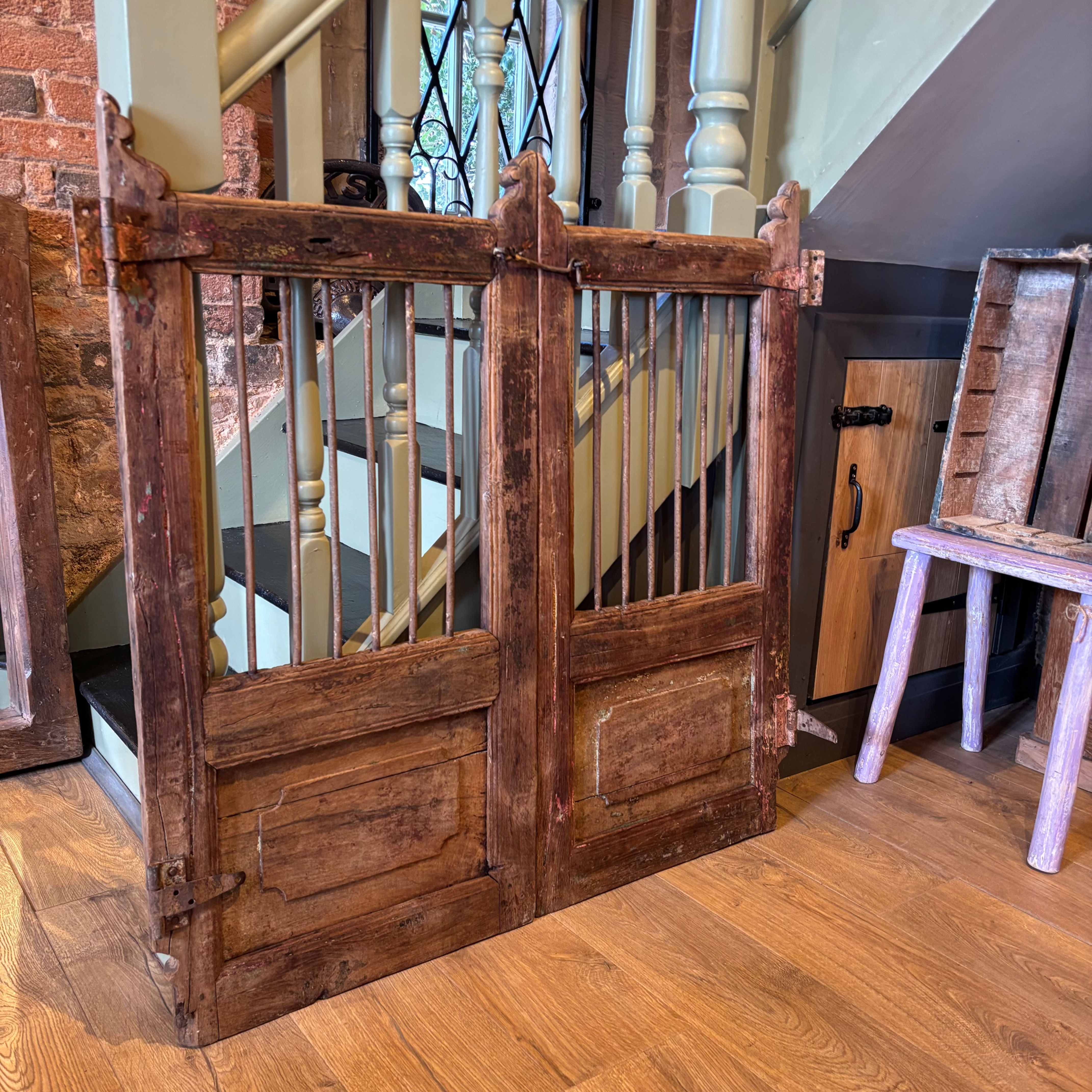 Vintage Pair of Wooden Gates