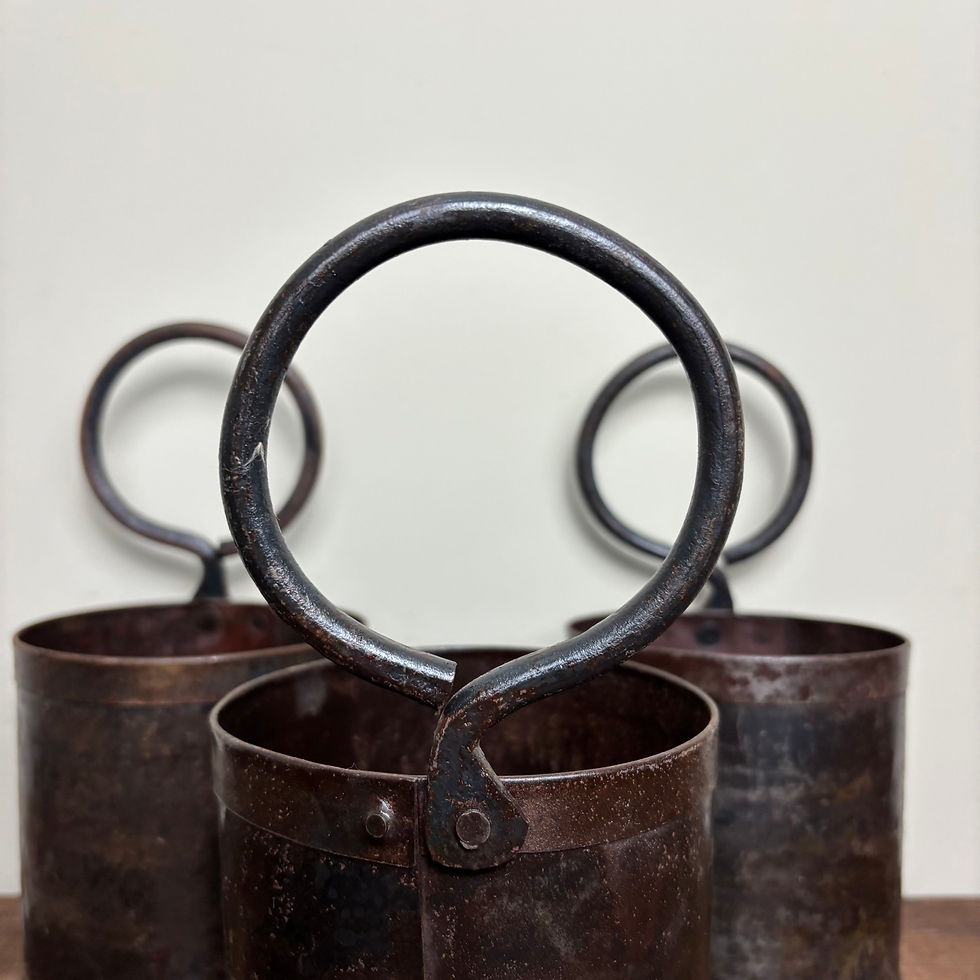 Thumbnail: Indian Metal Rice Pots