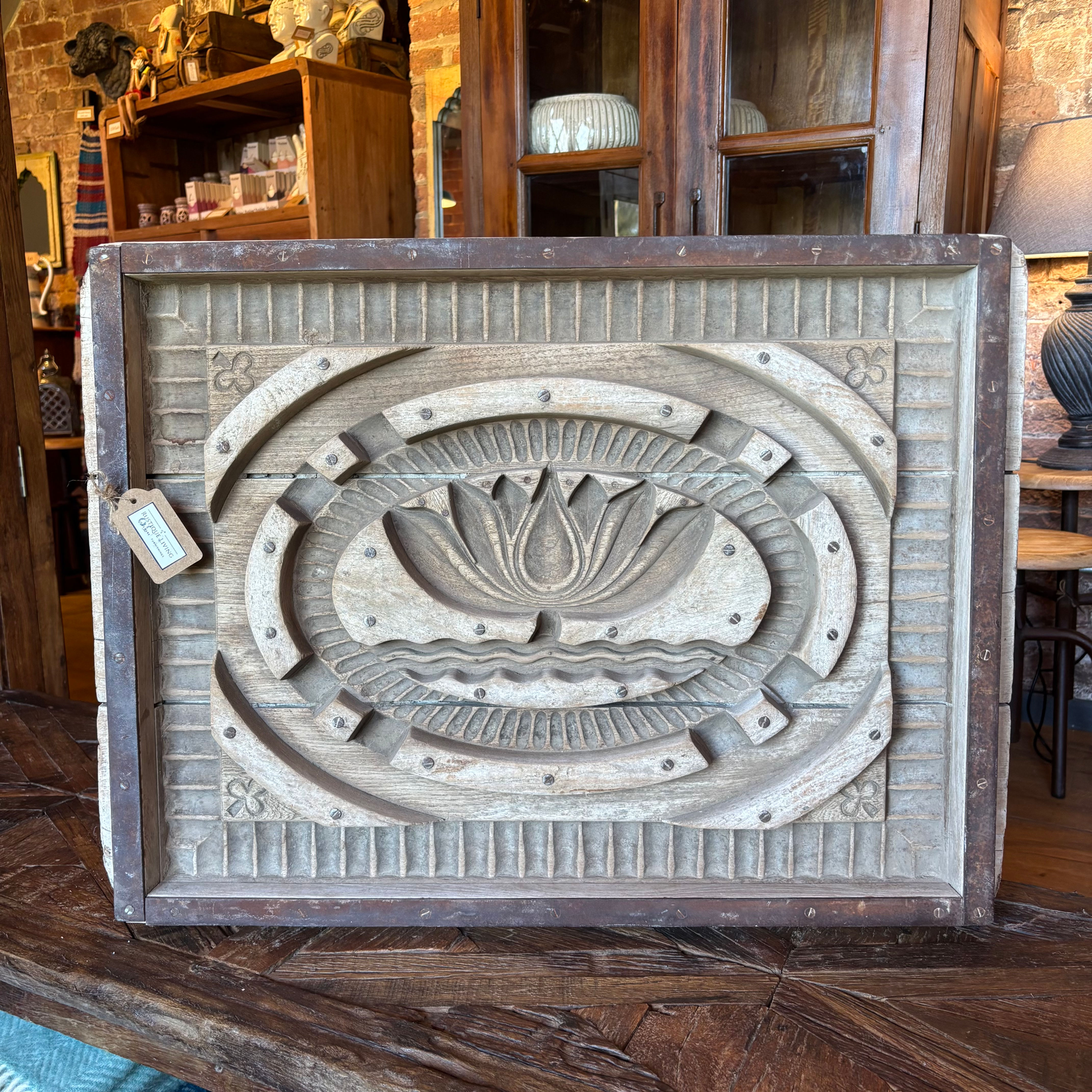 Large Carved Wooden Mould