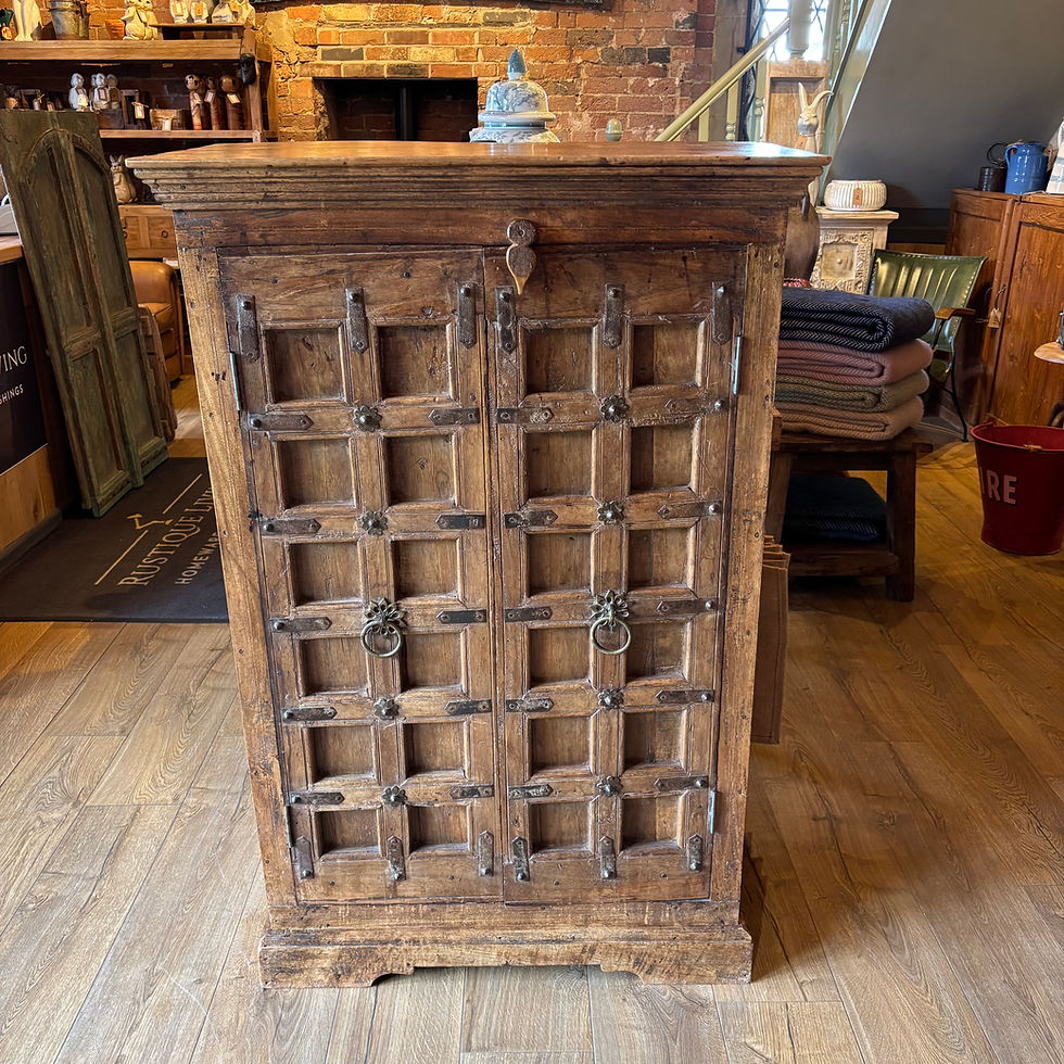 Thumbnail: Rustic Indian Wooden Cupboard