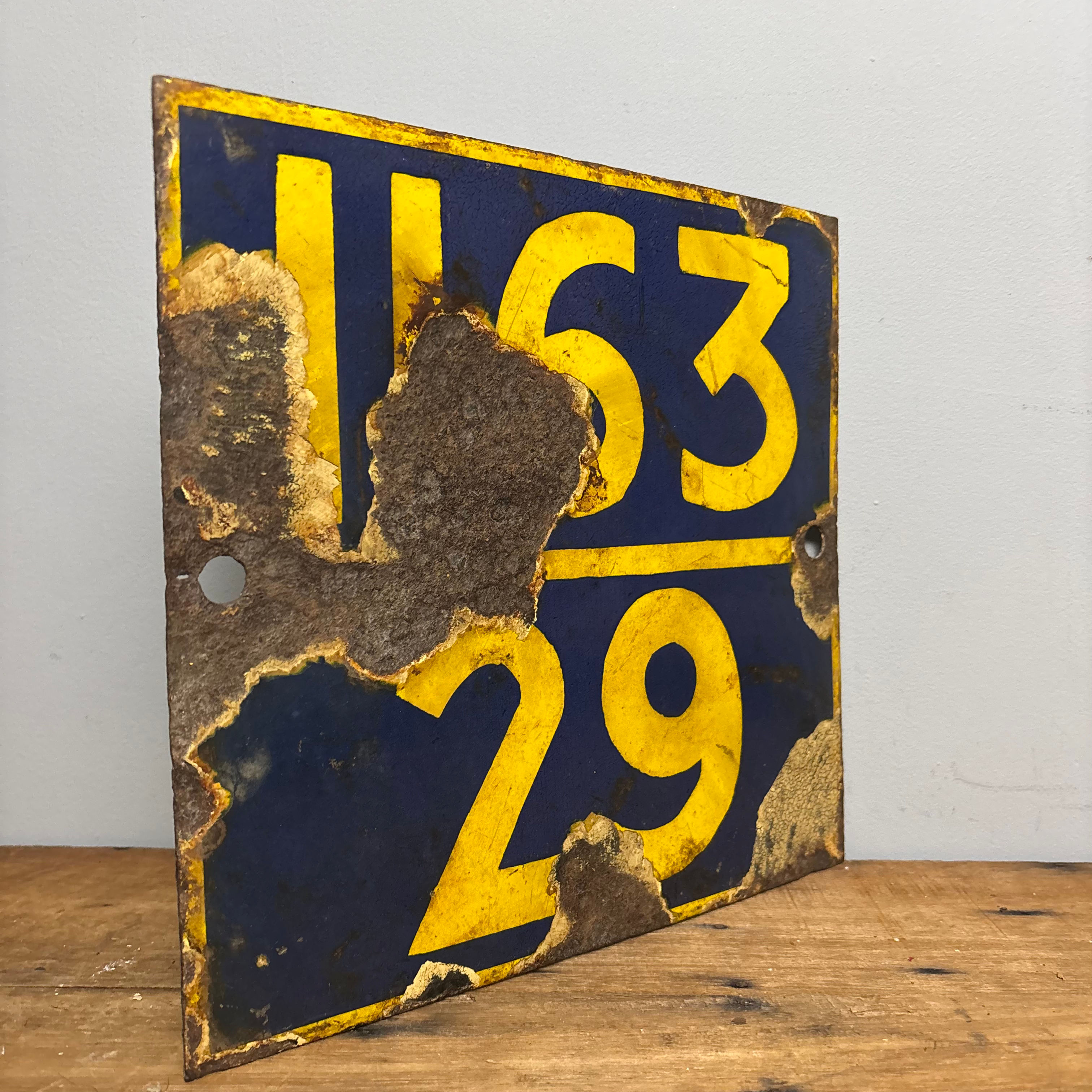Original Enamel Railway Sign