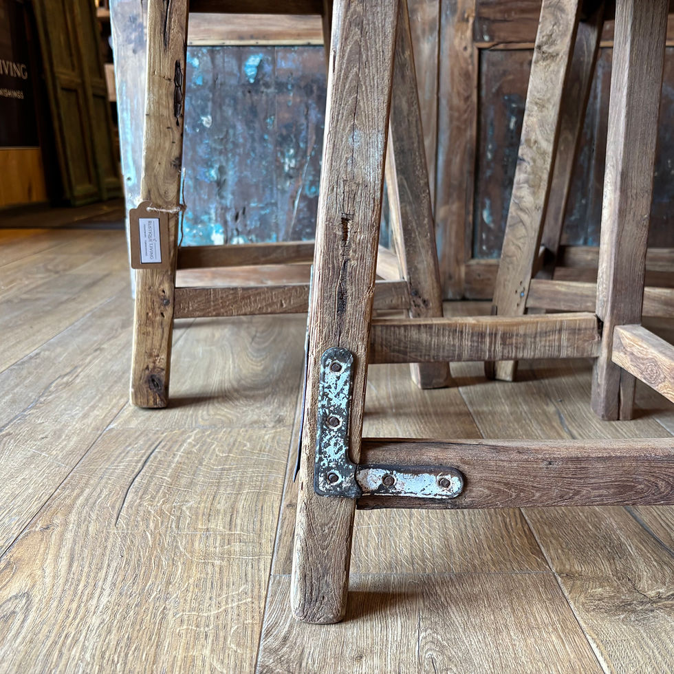 Thumbnail: Vintage Wooden Lab Stools