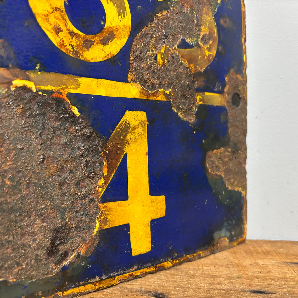Thumbnail: Original Enamel Railway Sign