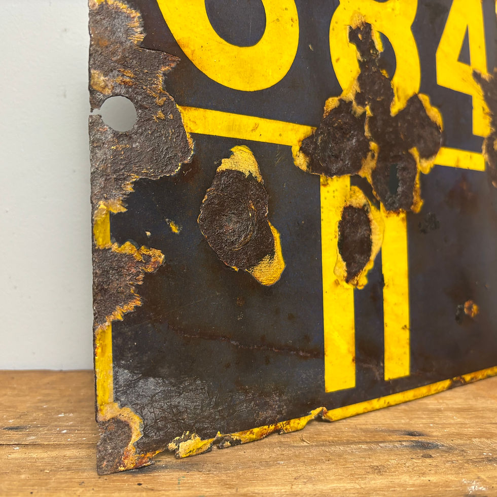 Thumbnail: Original Enamel Railway Sign