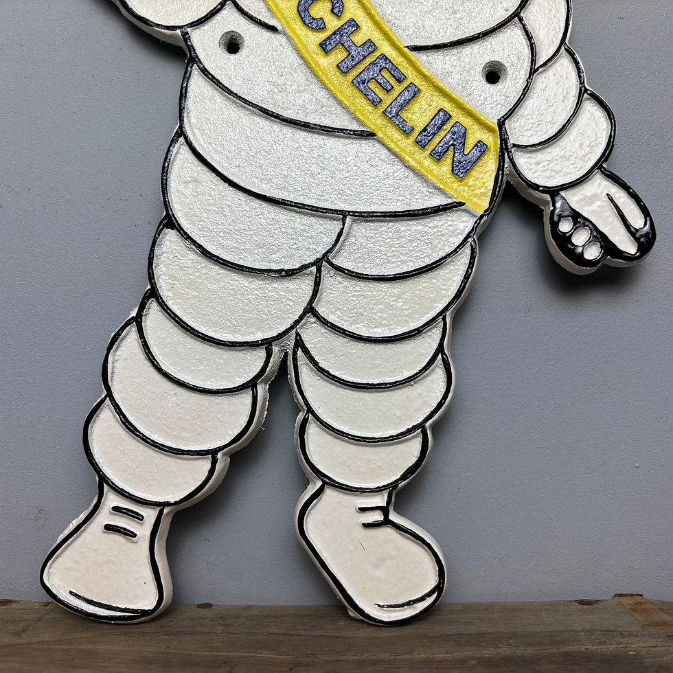 Thumbnail: Cast Iron Michelin Man Sign