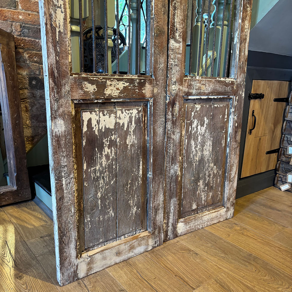 Thumbnail: Pair of Vintage Wooden Door Shutters