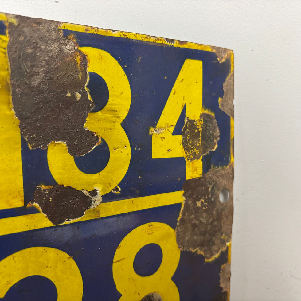 Thumbnail: Original Enamel Railway Sign