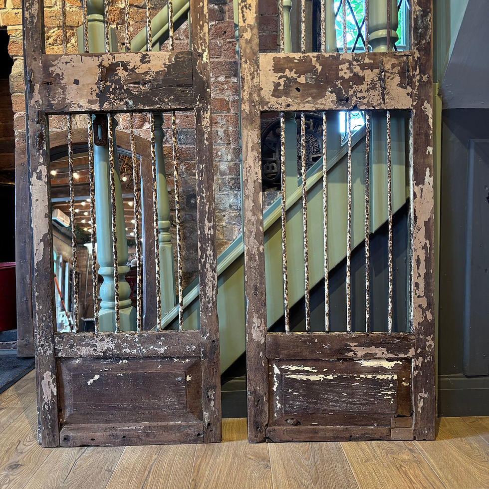 Thumbnail: Pair of Vintage Wooden Door Shutters