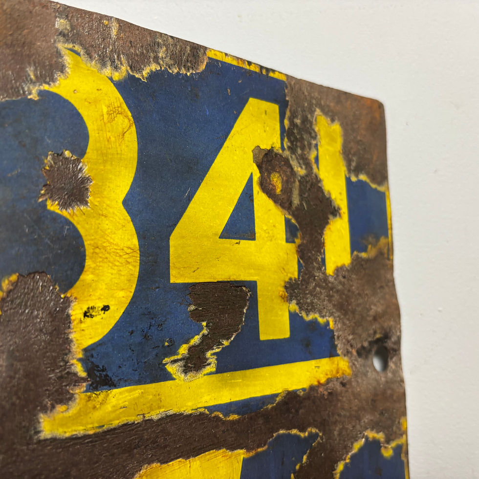 Thumbnail: Original Enamel Railway Sign