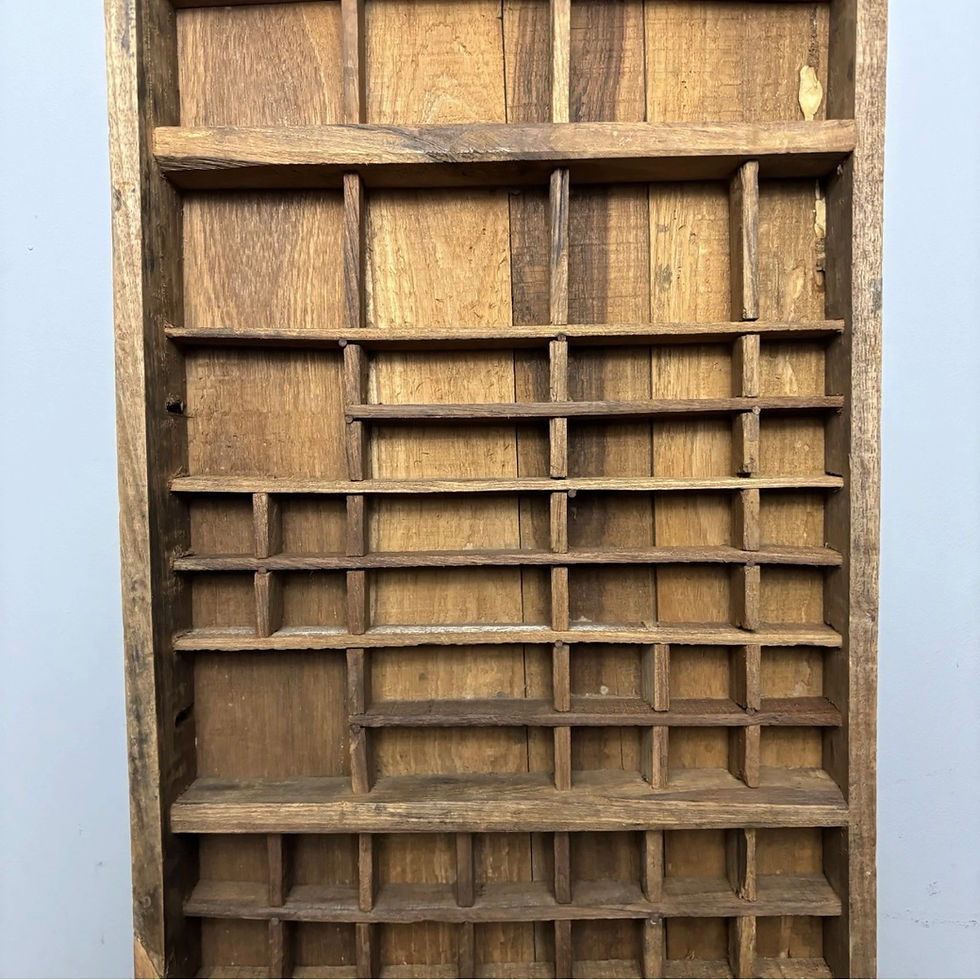 Thumbnail: Wooden Printers Tray With Mixed Compartments