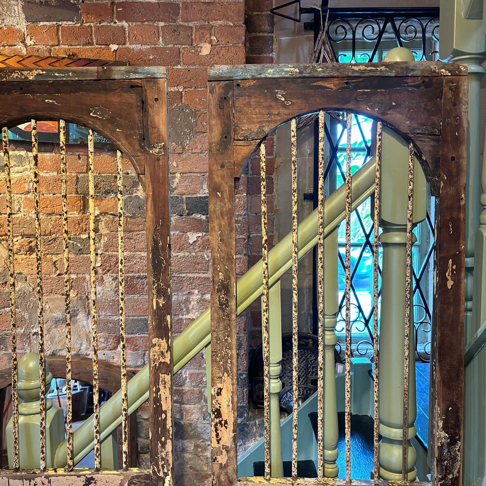 Thumbnail: Pair of Vintage Wooden Door Shutters