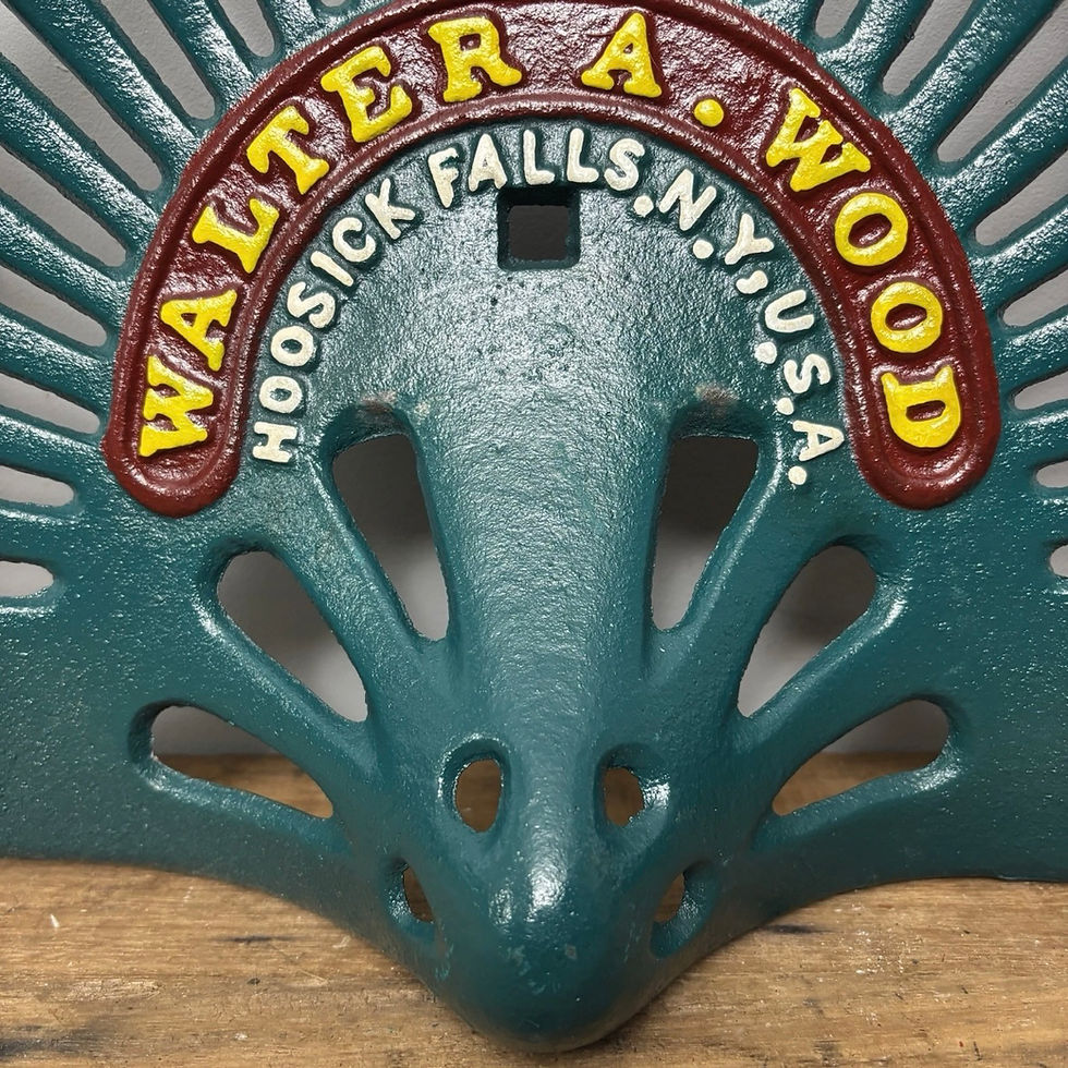 Thumbnail: Cast Iron Walter A Wood Tractor Seat