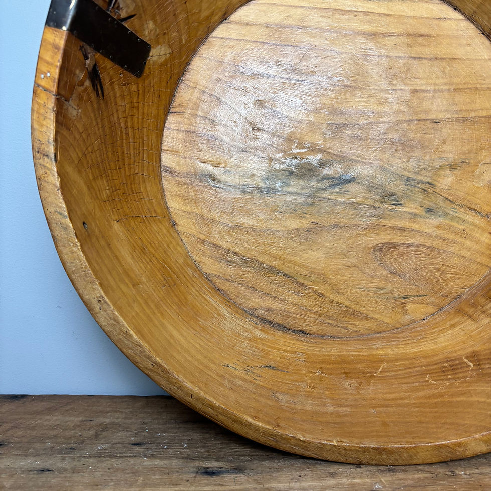 Thumbnail: Large 19” Wooden Dough Bowl