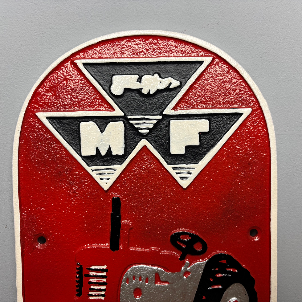 Thumbnail: Cast Iron Massey Ferguson Sign