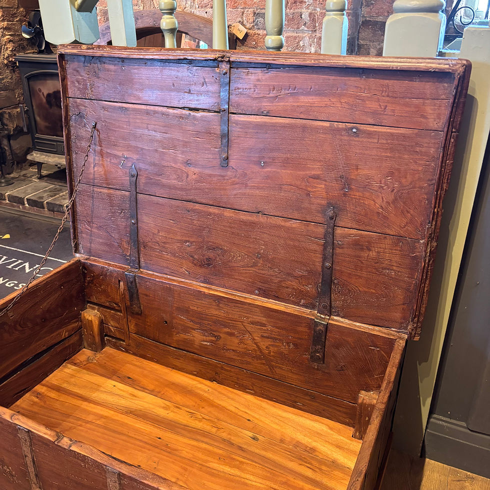 Thumbnail: Large Wooden Blanket Box / Coffee Table