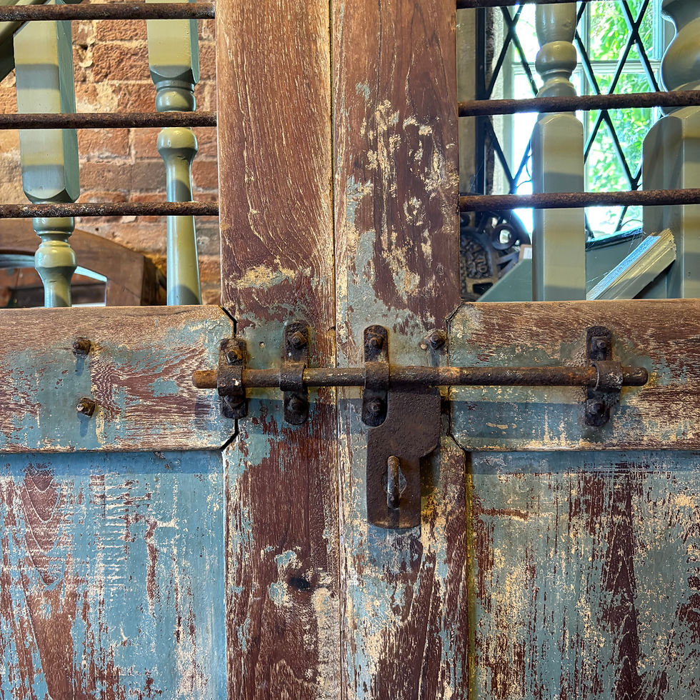 Thumbnail: Pair of Vintage Wooden Door Shutters