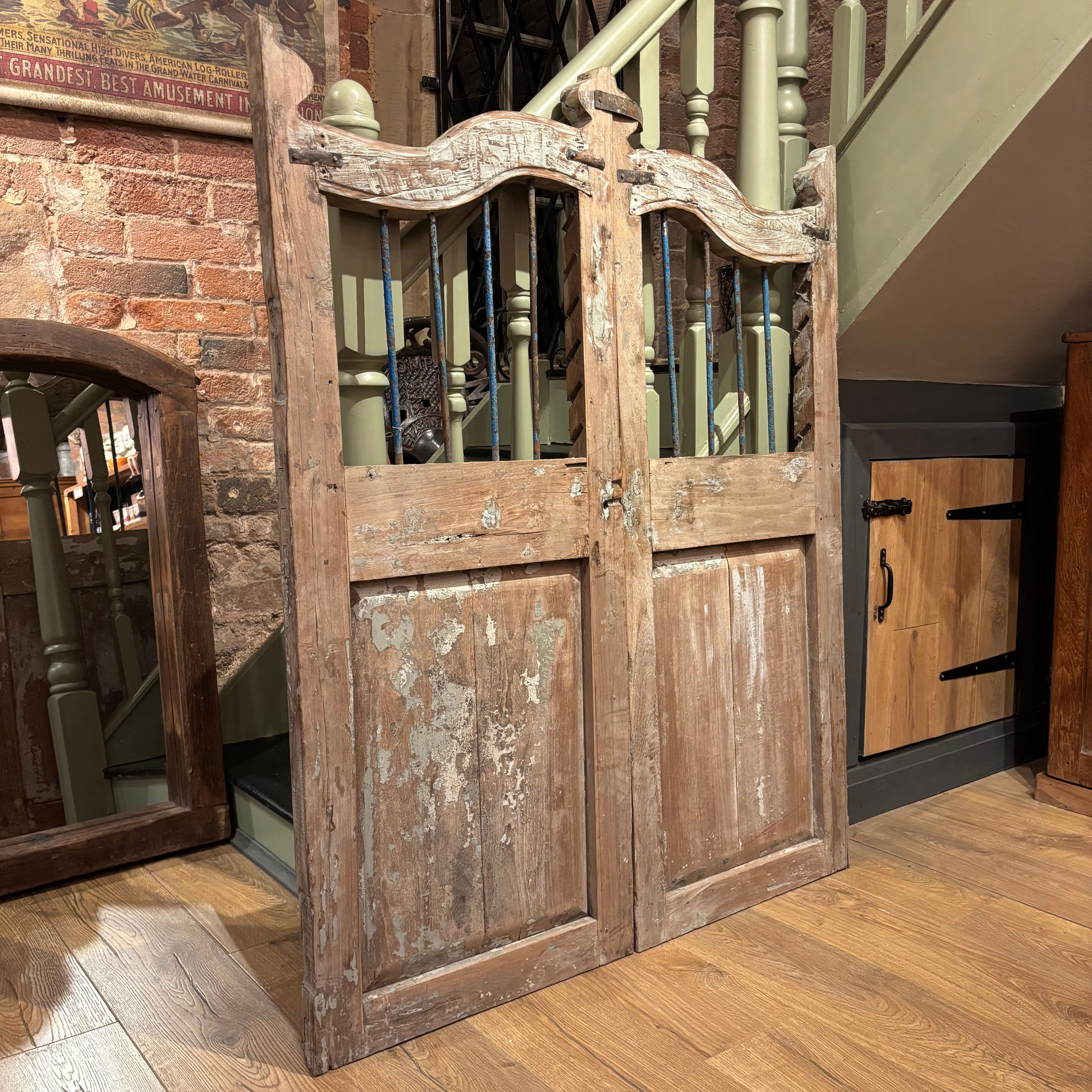 Vintage Pair of Wooden Gates