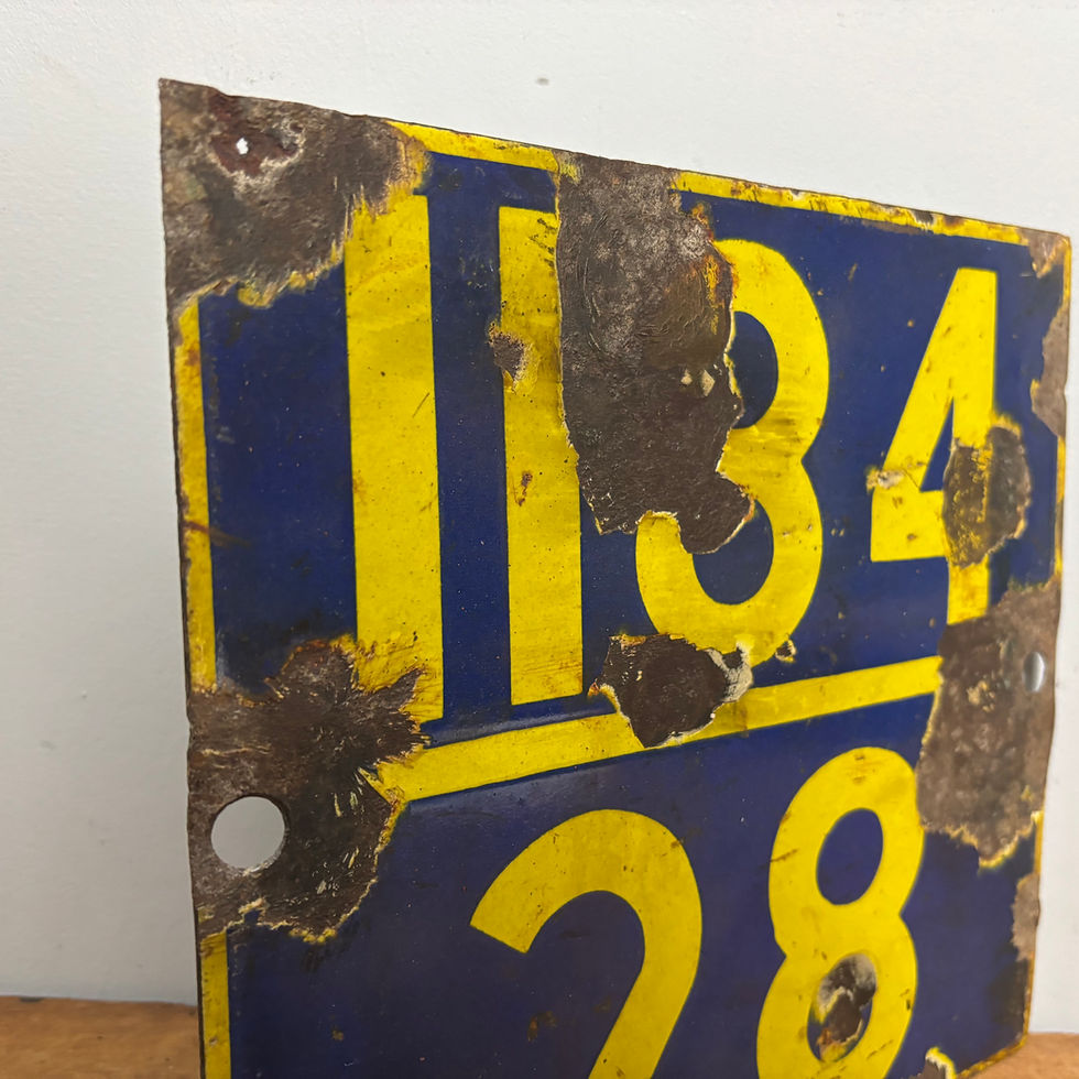 Thumbnail: Original Enamel Railway Sign