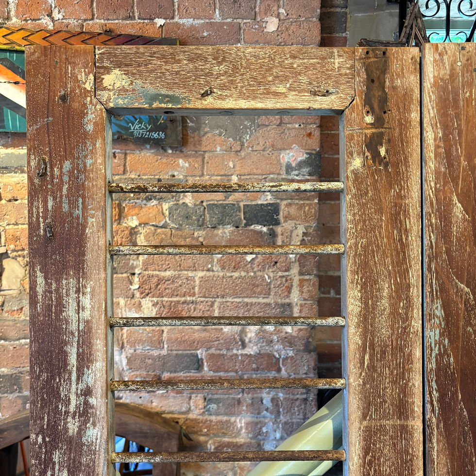 Thumbnail: Pair of Vintage Wooden Door Shutters