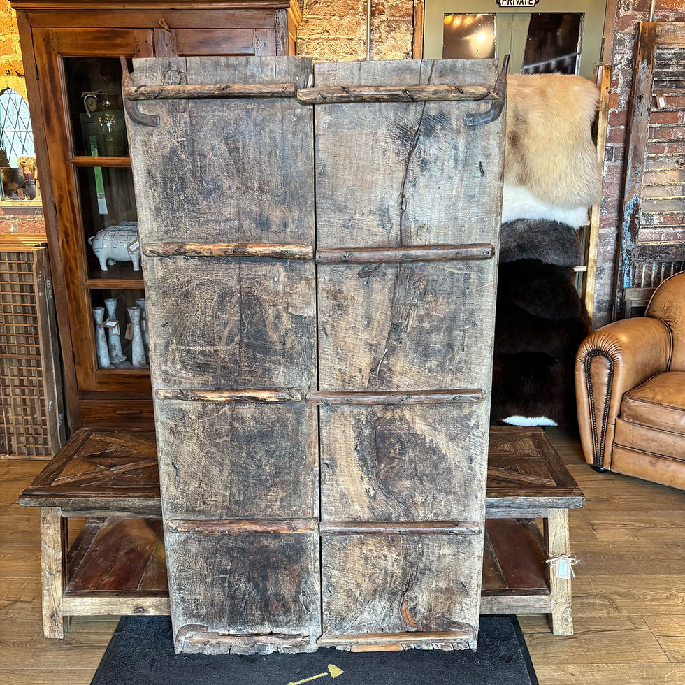 Thumbnail: Pair of Vintage Wooden Door Shutters