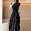 縮圖：Black super beautiful sleeveless dress women's summer waist slim temperament Hep