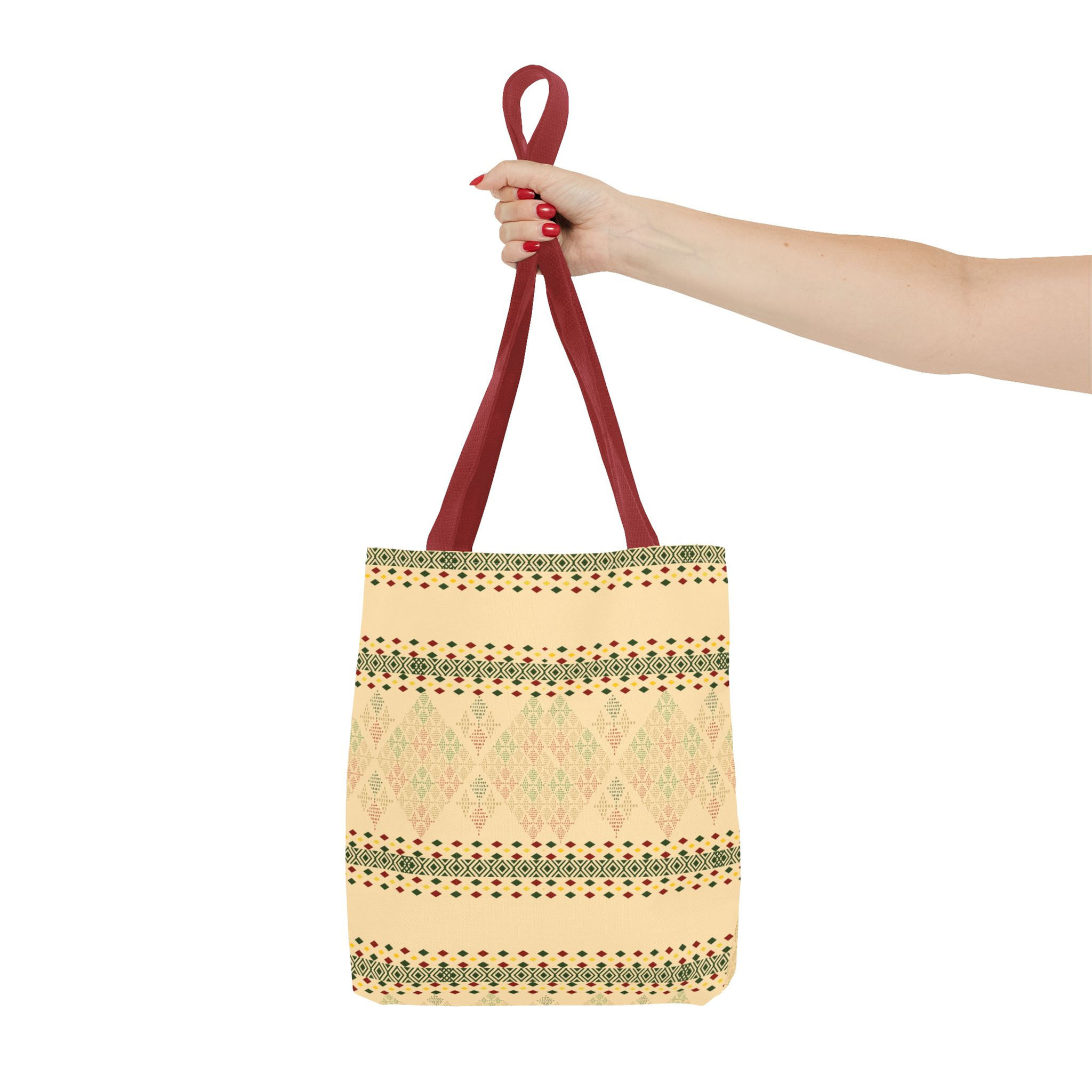 Sheger Stripes Tote (Beige Patterned) 