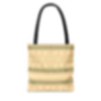 Thumbnail: Sheger Stripes Tote (Beige Patterned) 