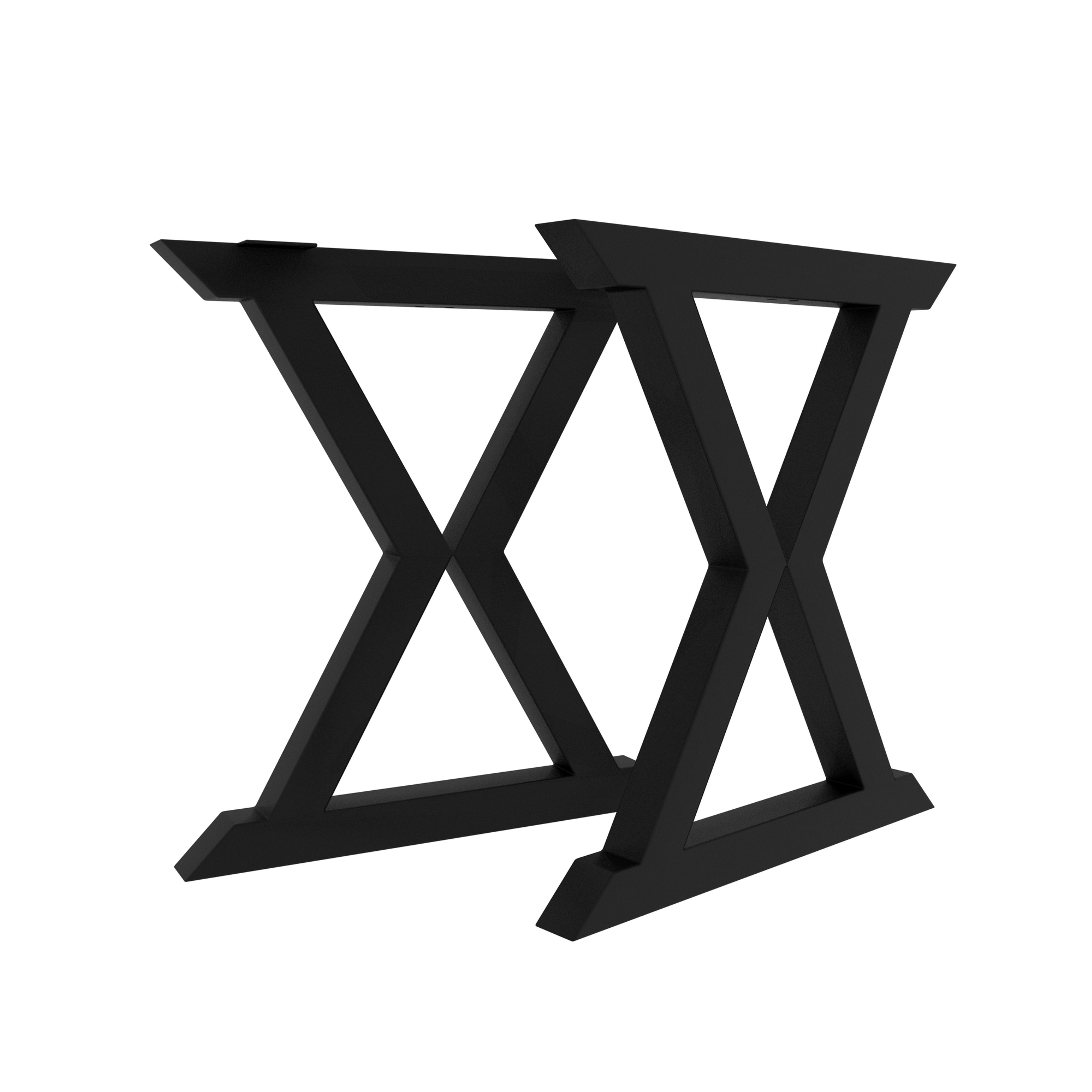 Set 2 picioare metalice pentru mese